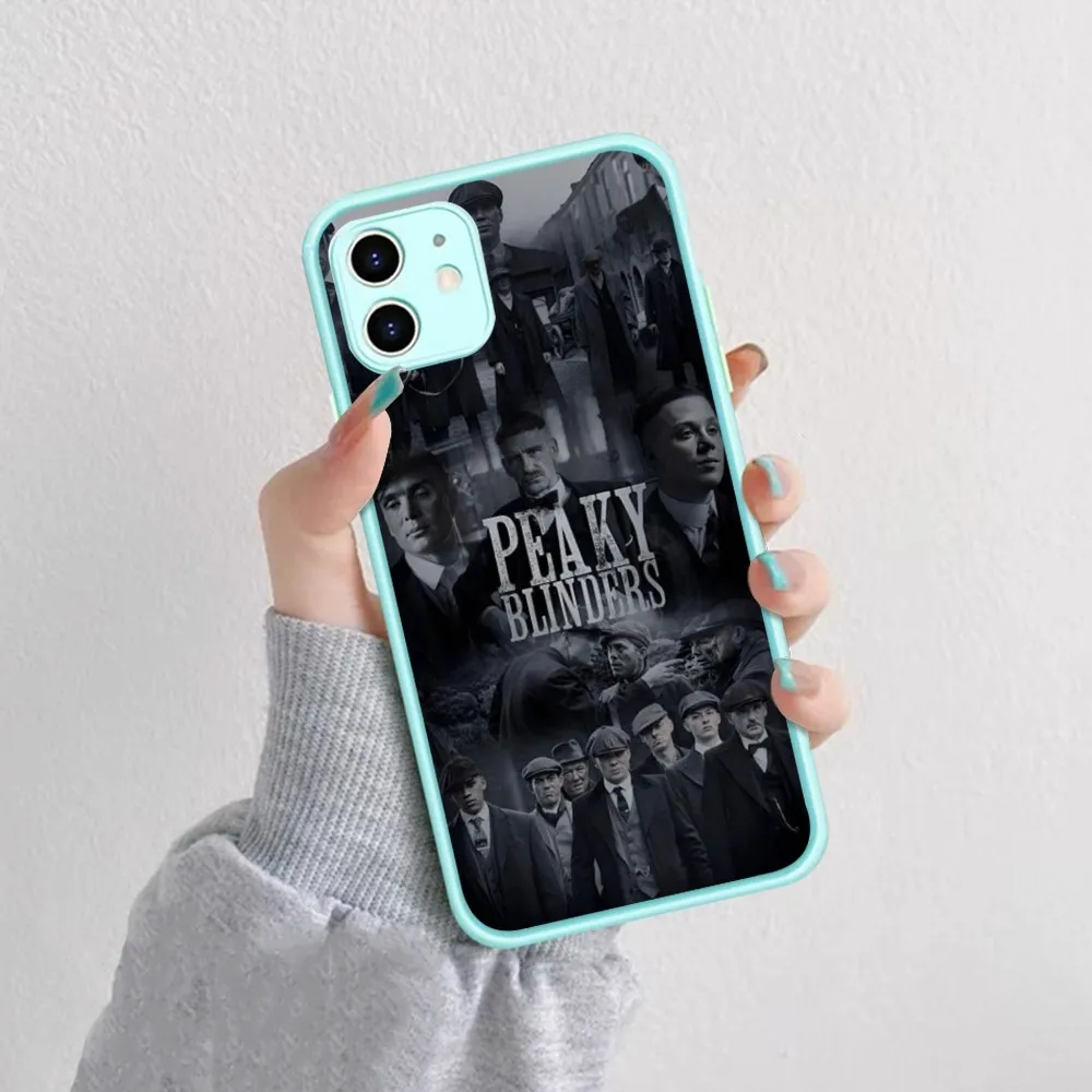 Classics Movie P-Peaky B-Blinders Phone Case For IPhone 14 11 12 13 Mini Pro Max 8 7 Plus X XR XS MAX Translucent Matte Cover