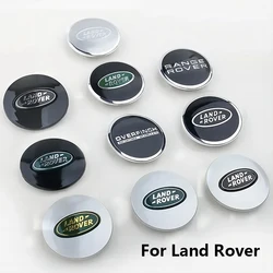 4pcs 62mm Car Styling Car Wheel Center Hub Cap Covers Badge For Landrover SVR Discovery Velar Evoque Range Rover L322 L405 L551