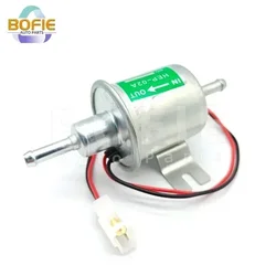 Zwart/Zilver 12V HEP-02A Universele 2.5-4 Psi Gas Diesel Inline Lage Druk Auto Elektrische Brandstofpomp Hep02a In Voorraad Voor Auto