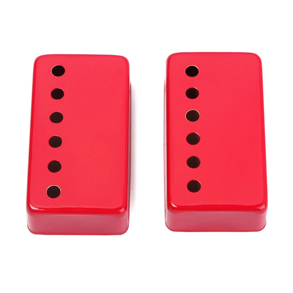

2 pcs Electric Guitar Pickup Cover Metal Brass Anti Rust For Single Coil Humbucker Style Instruments Accessories