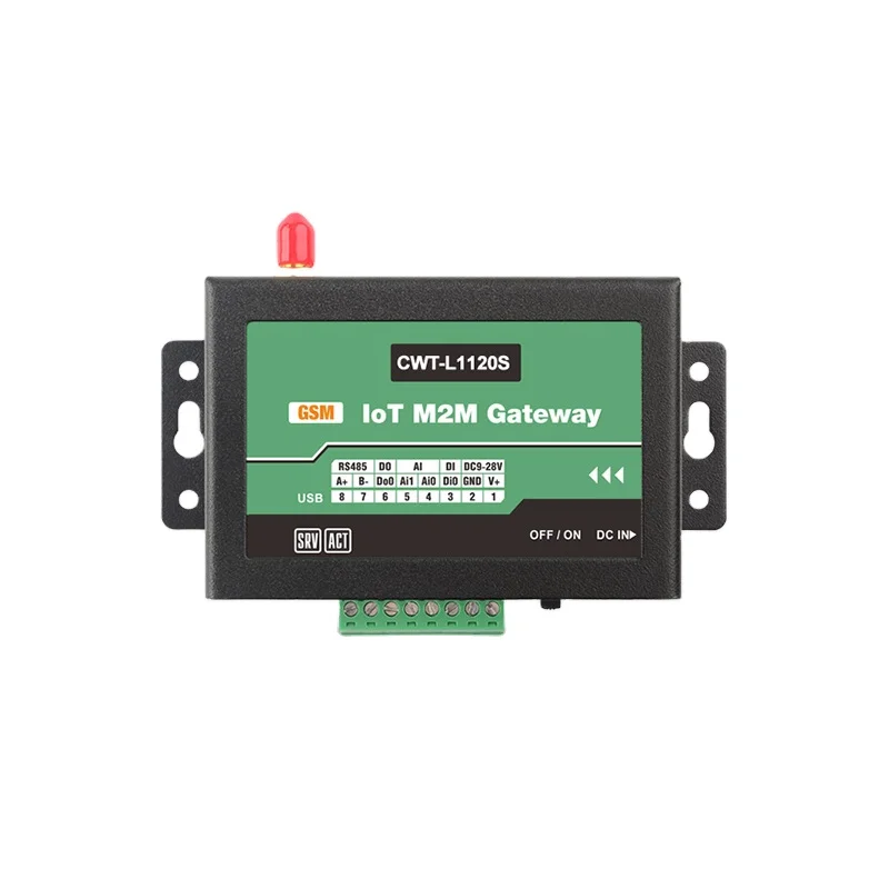 CWT-L1120S 1Di 1Do 2Ai RS485 Modbus Gprs 3G 4G Wifi Rtu Modem Iot Gateway