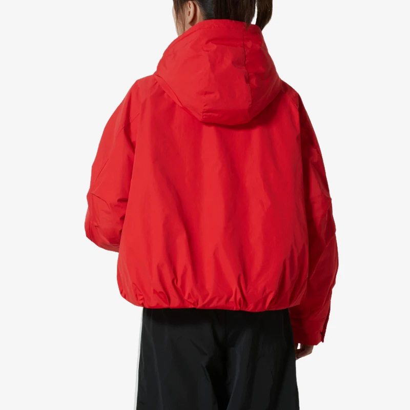 Puma genuine T7 retro hooded women's red warm and loose waterproof cotton jacket 637441-11