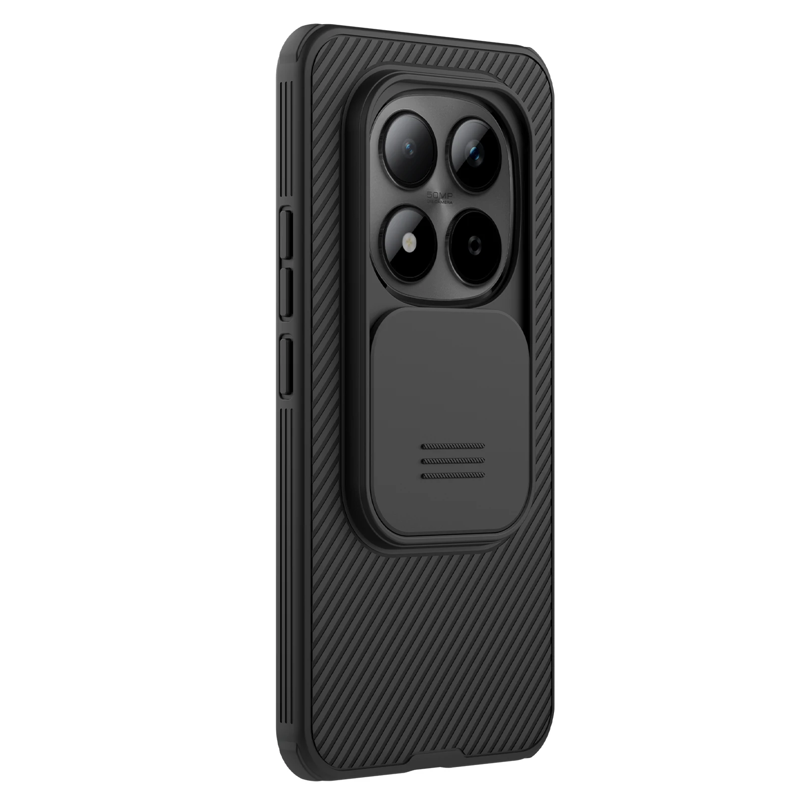Für Poco M8 Pro 5G Hülle NILLKIN Fitted Case Camshield Shield Case Linsenschutzabdeckung PC+TPU – Detail 1