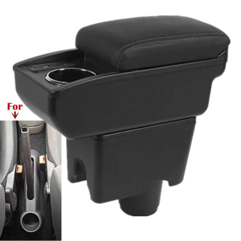 For Volkswagen UP Armrest Box For Skoda Citigo VW UP Seat Mii Car Armrest Dedicated Auto Storage Box Cup Holder Car Accessories