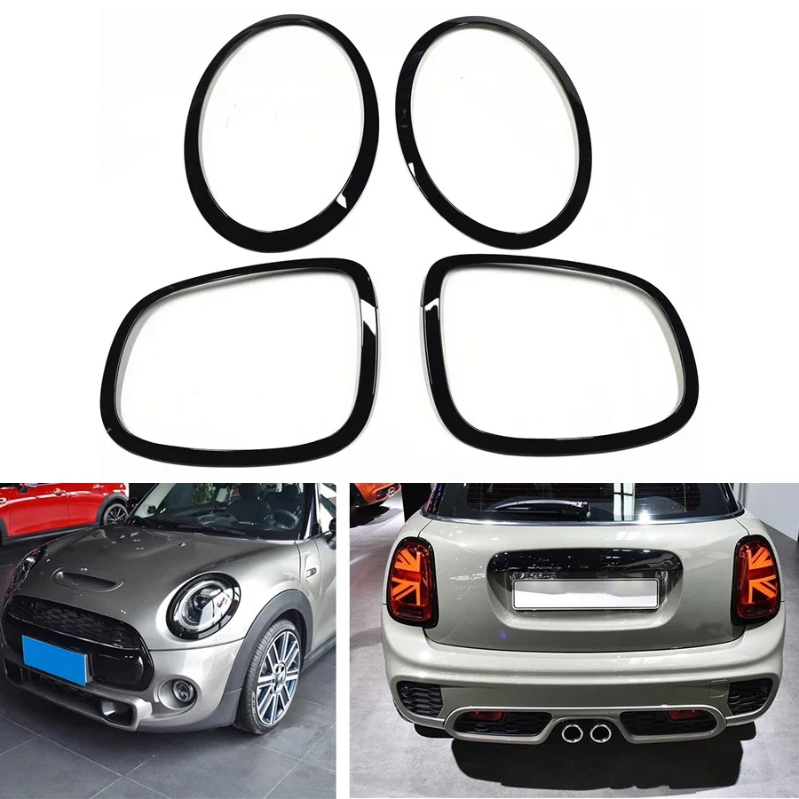 

For BMW MINI F55 F56 F57 2014-2023 Three/Five Doors Car Lamp Ring Cover Case Headlight Taillight Frame Decoration Stickers