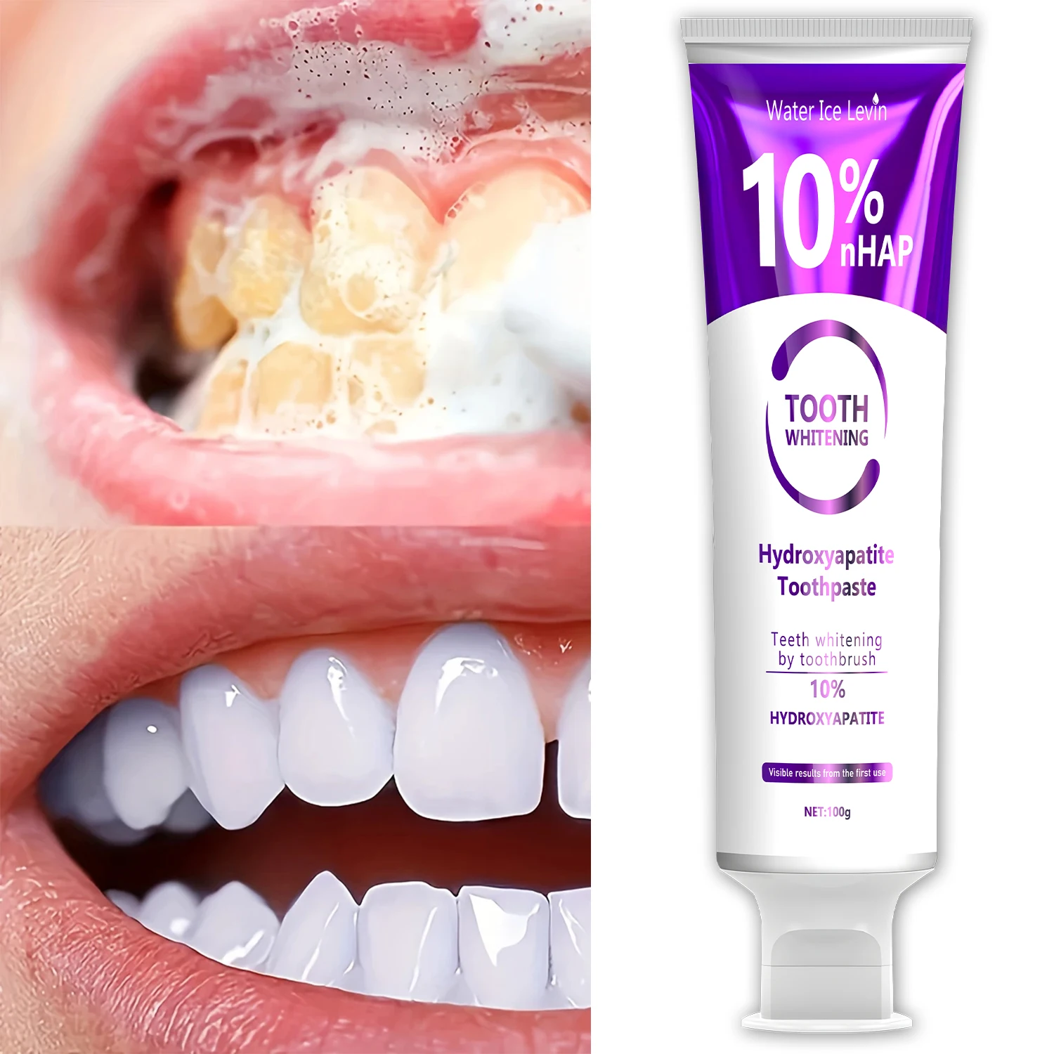 10% 나노산화수소 치약, 부드럽게 치아를 깨끗하게, 치아를 닦아줍니다, 딥 클렌징, 로맨틱 데이트, 매일 사용, 당황스러움에 작별 인사를 하고 자신감 있고 말합니다