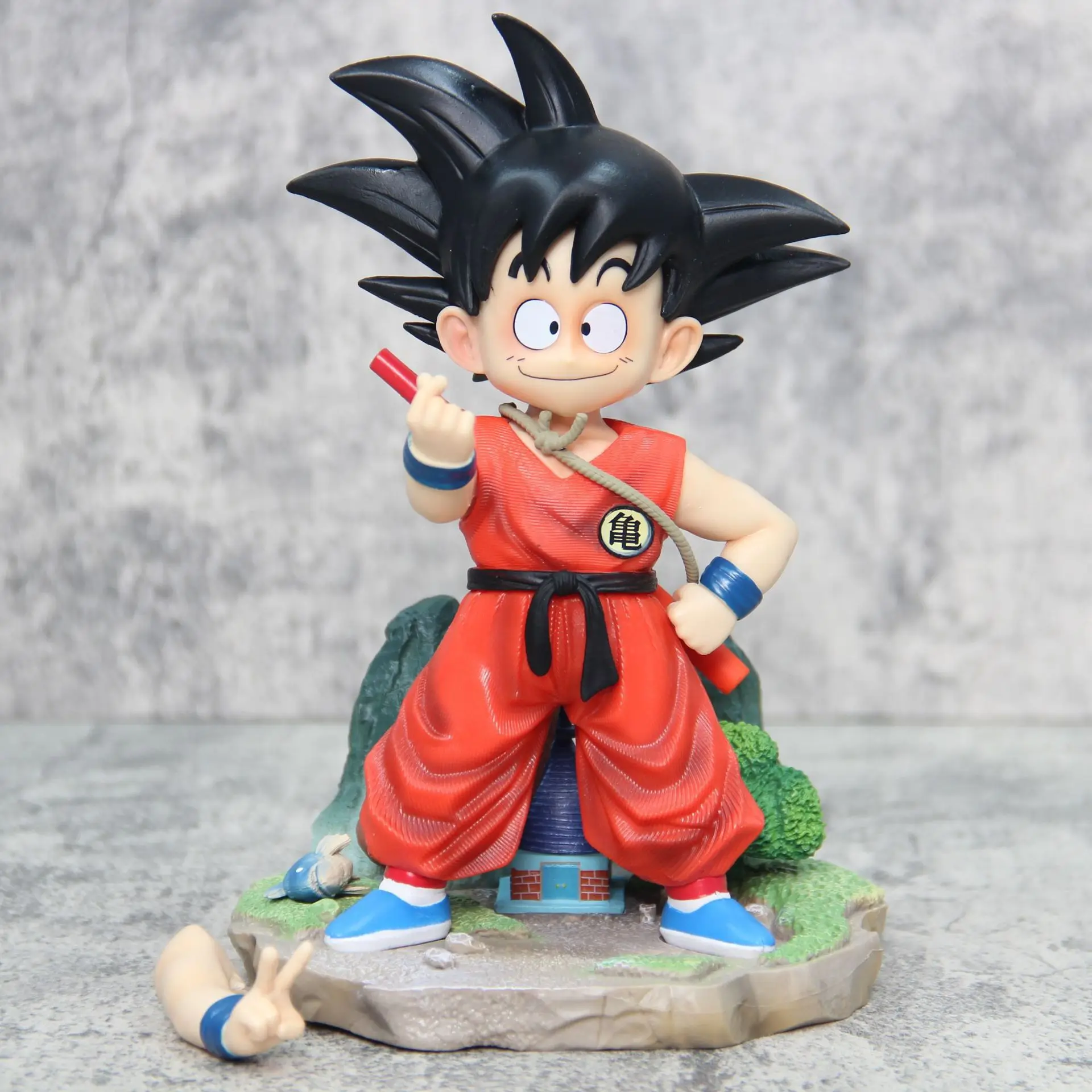 

19cm Dragon Ball: Wonderful Adventure – Heartwarming Childhood Goku Anime Figure Model Statue Collection Desktop Decoration Toys