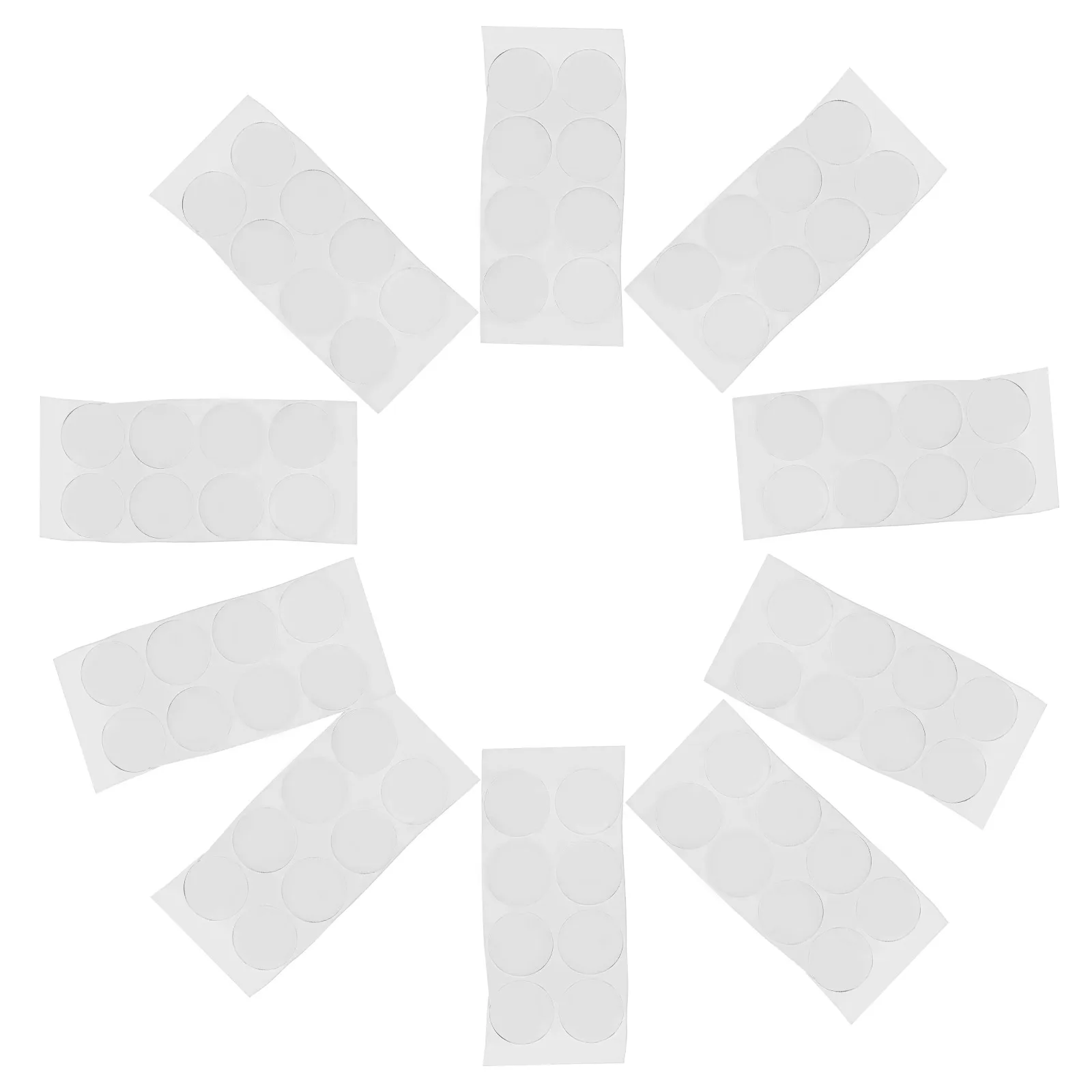 

80 Pcs Pad Anti-slip Gasket Cabinet Clear Bumper Dots Glass Table Corner Guards