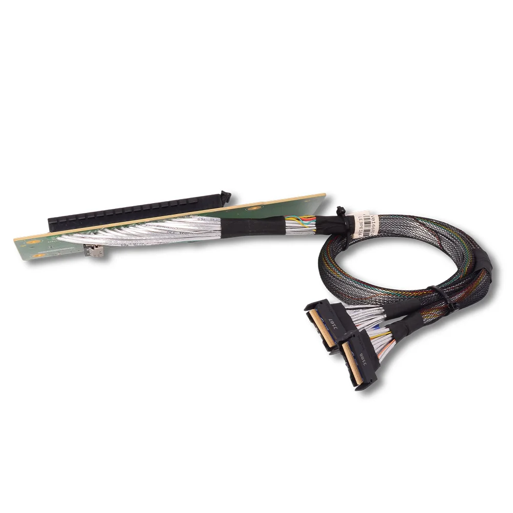 MCIO TO PCI-E 16X YPCB-03212-1P1 PCB Dual MCIO To PCIe 16x Expansion Card 2*MCIO To 3*16X PCIE Riser with Data Cable 0.5m