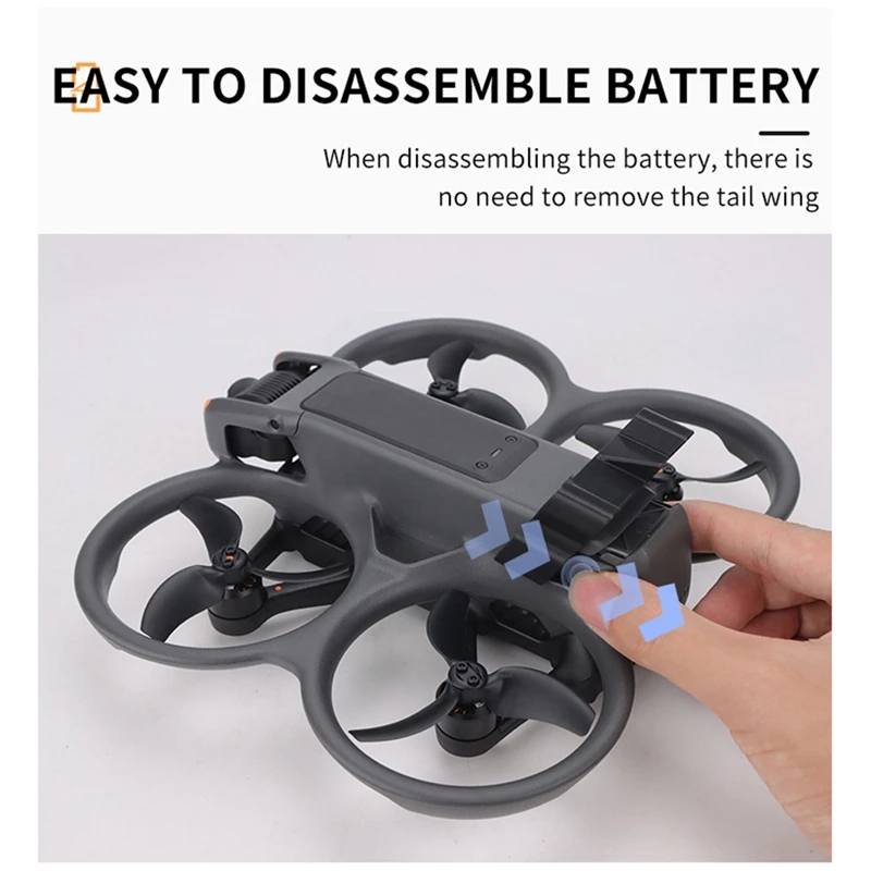 สําหรับ DJI AVATA 2 Flight Tail เพื่อลดการไหลของอากาศลากสําหรับ DJI AVATA 2 Tail อุปกรณ์เสริมการสนับสนุนคงที่