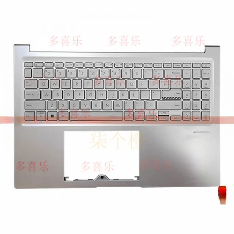 

ZMZM For ASUS VivoBook X1603 X1603Z M1603i M1603Q US Keyboard Palmrest Cover Silver