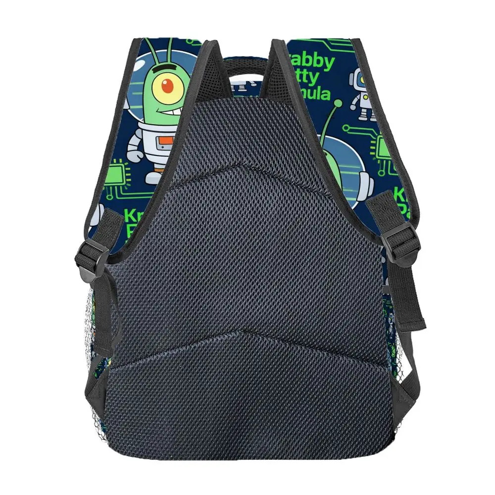 กระเป๋าเป้การ์ตูนสพันจ์บ็อบ แพลงก์ตัน 1 ชิ้น สายสะพายปรับได้ เหมาะสำหรับใช้ในชีวิตประจำวัน สะพายไหล่ได้สองข้าง