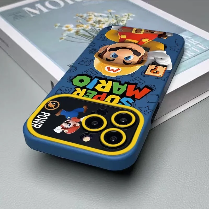 حافظة لهاتف آيفون 17 برو ماكس 16 15 14 13 12 11 Mini Pro 16 Plus 17Air غطاء ملون إبداعي