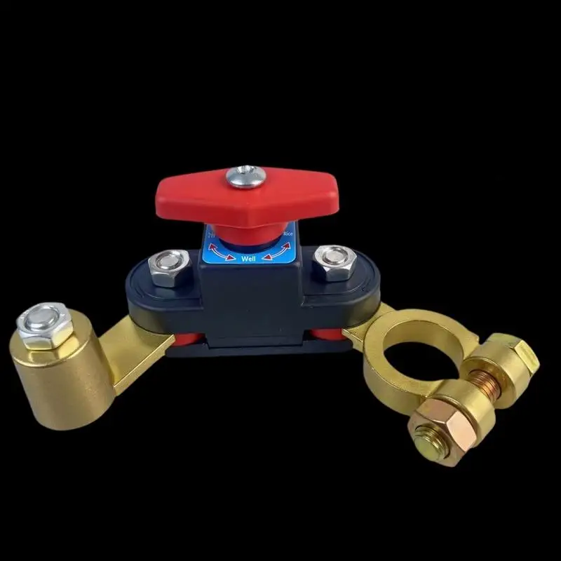 **1 Set Bidirectional Joint Can Rotate Disconnect Switch Car Battery Disconnect Switch ﻿Anti-Power Off Leakage Circuit Breaker
