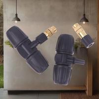 Pack of 5 Automatic Dust-Reducing Water Spraying Systems with Atomizing Nozzle for Household Gardening