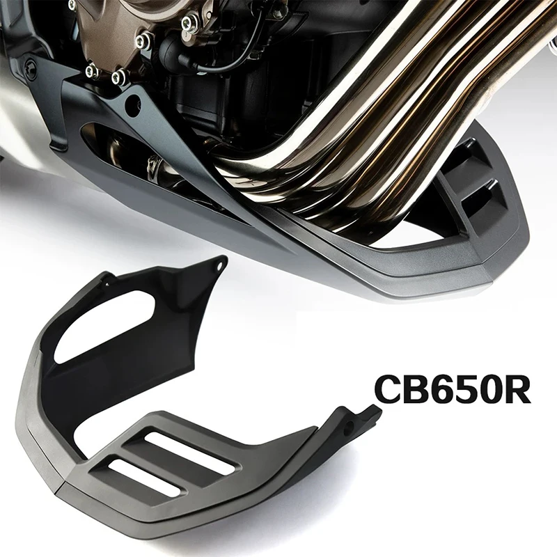 Customized For Honda CB650R 2019-2024 Engine Lower Spoiler Body Fairing Protector Guard Chassis Shield Street ﻿ABS Material