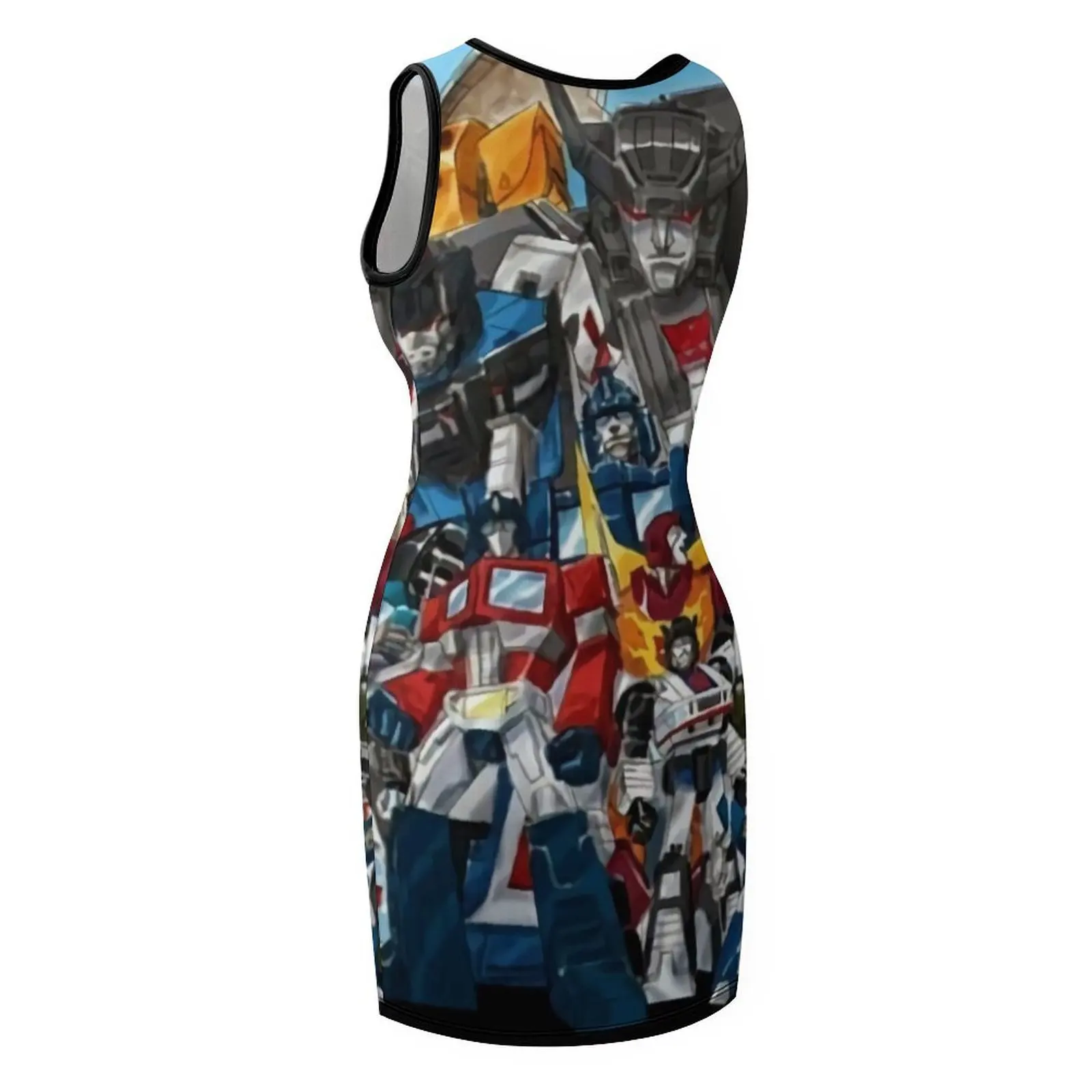 Gen1 Autobots مع فستان صيفي بدون أكمام على طراز AI فساتين سهرة فاخرة للنساء 2025 ملابس نسائية فستان عيد الميلاد