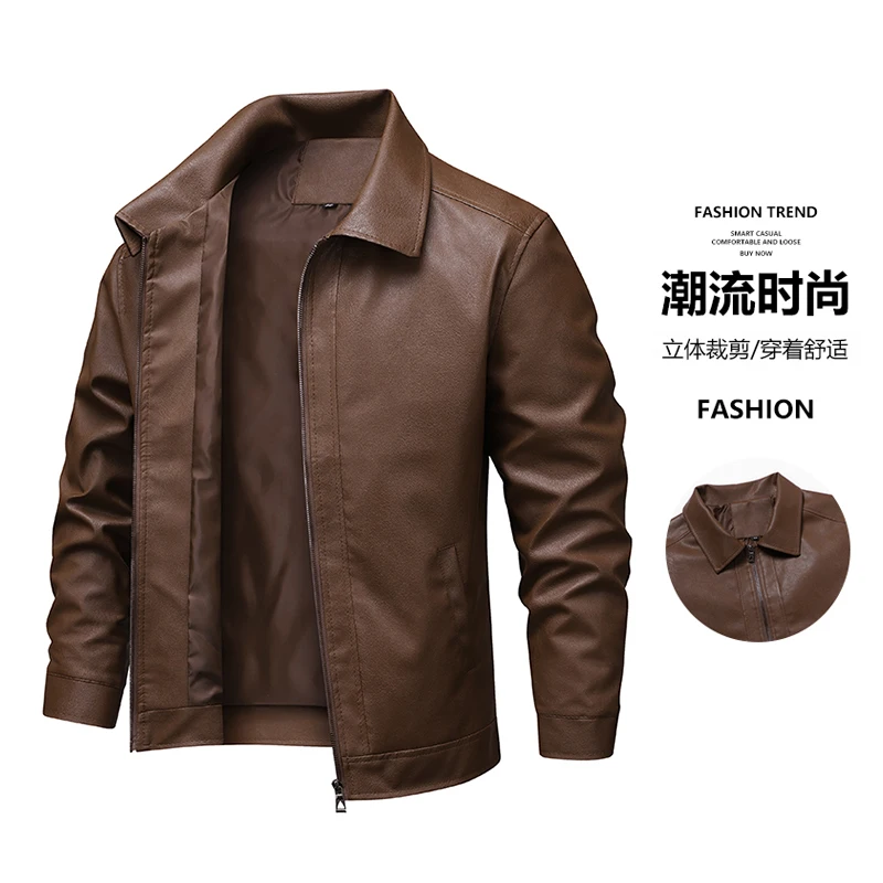 Thumbnail 3 - #33 Trending Mens Leather Coats Right Now