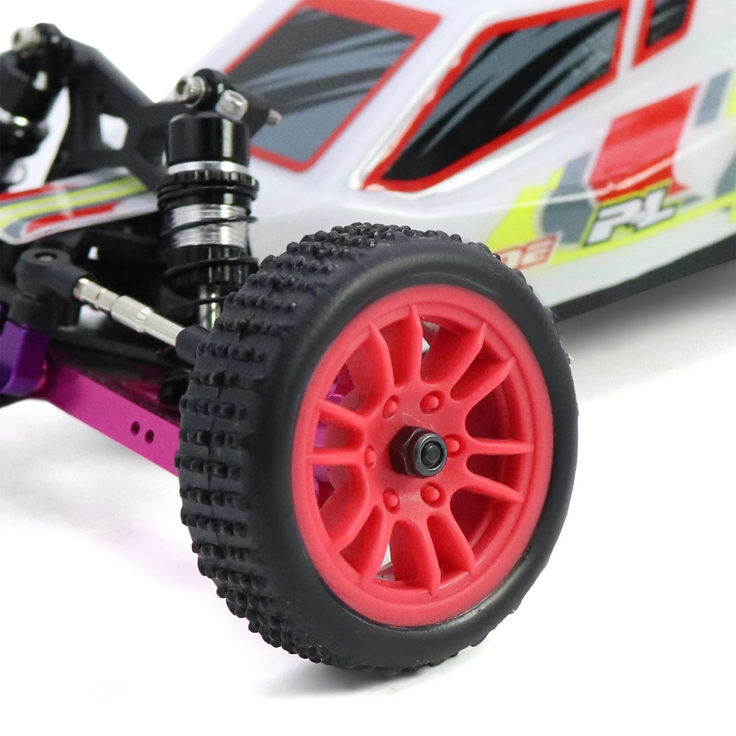 Felgi z oponami LOSI Micro-B 1/24, wstępnie zamontowane, do buggy, piasty do 1/28 Losi Micro-T WLtoys 244016, część tuningowa do samochodów RC
