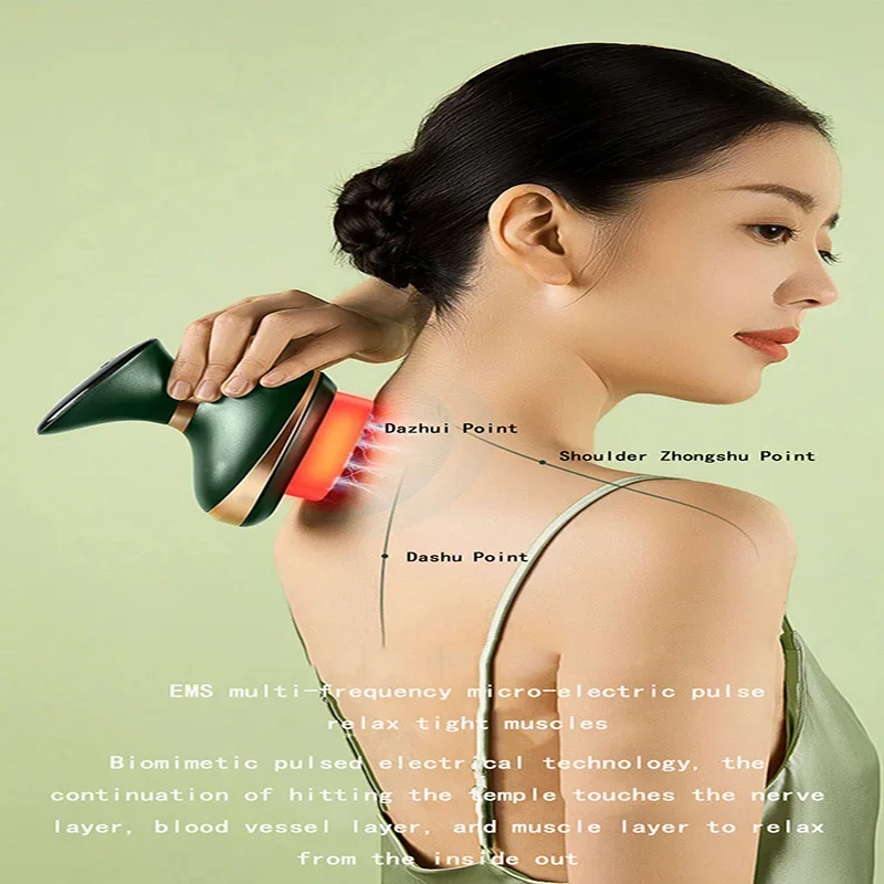 جديد أداة كشط كهربائية تدليك قطعة أثرية العمود الفقري العنقي الظهر ميريديان فرشاة الجسم كله أداة التجريف العالمية