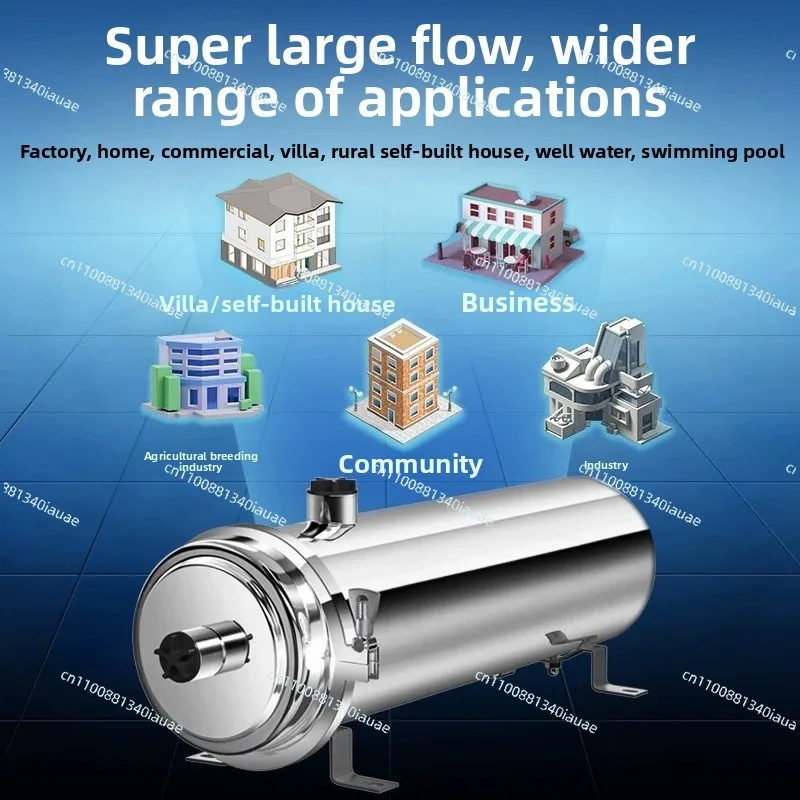 Central Water Purifier Rural Household Kitchen Tap Water Pre-filter Large Flow Anti-scale Scale
