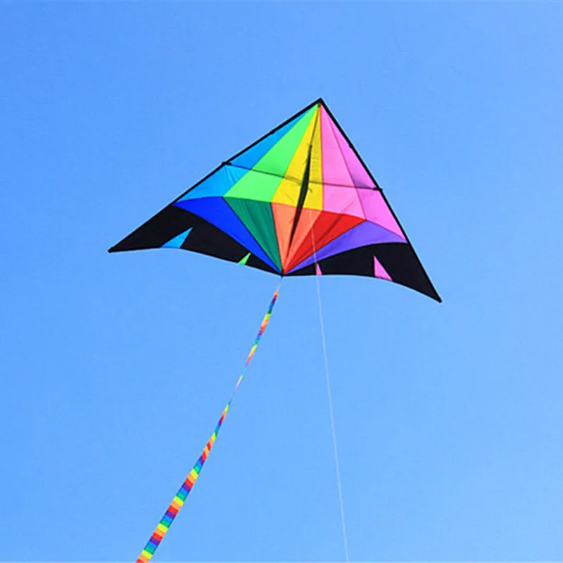 free shipping large diamond kite flying adults kites delta kites factory kites and rays inflatable toy parachute wind stunt kite