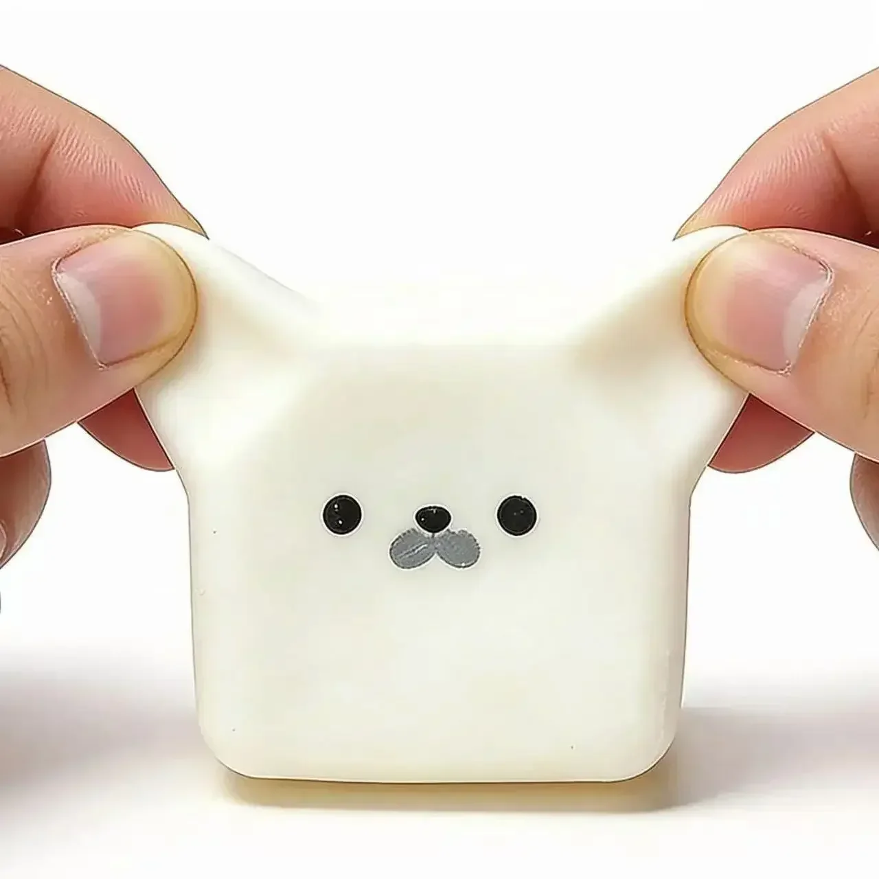 

Cute Milk Cube Seal Toy Kawaii Soft Stress Relief Fidget Toy Slow Rising Sensory Toy Kids Birthday Gift