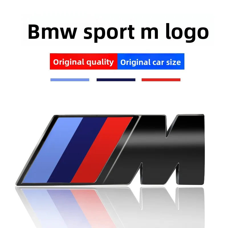Emblemalateralguardabarroscoche ABS insignia para maletero trasero pegatina con logo M M3 M5 M6 X3 G20 E36 E34 X6 accesorios