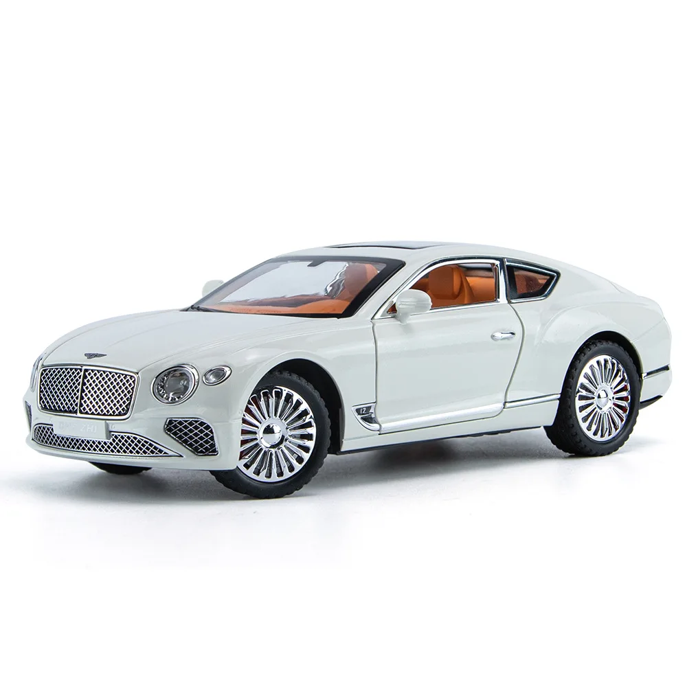 1:24 Continental GT Alloy Model Car Toy Diecasts Metal Casting Sound and Light Car Toys Vehicle
