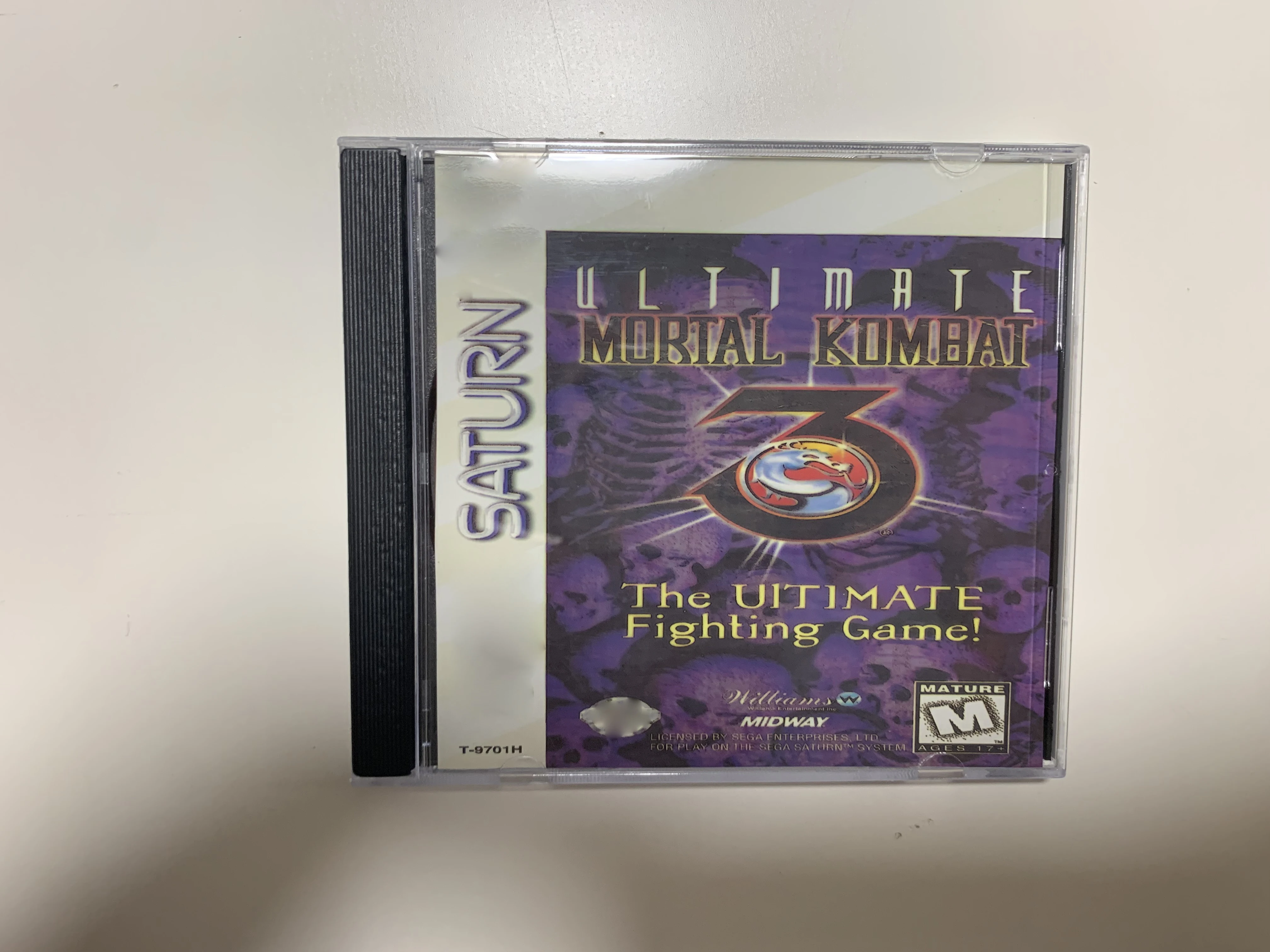 Saturn Copy Disc Game Ultimate Mortal Kombat 3 Unlock SS Console Game Optical Drive Retro Video Direct Reading Game