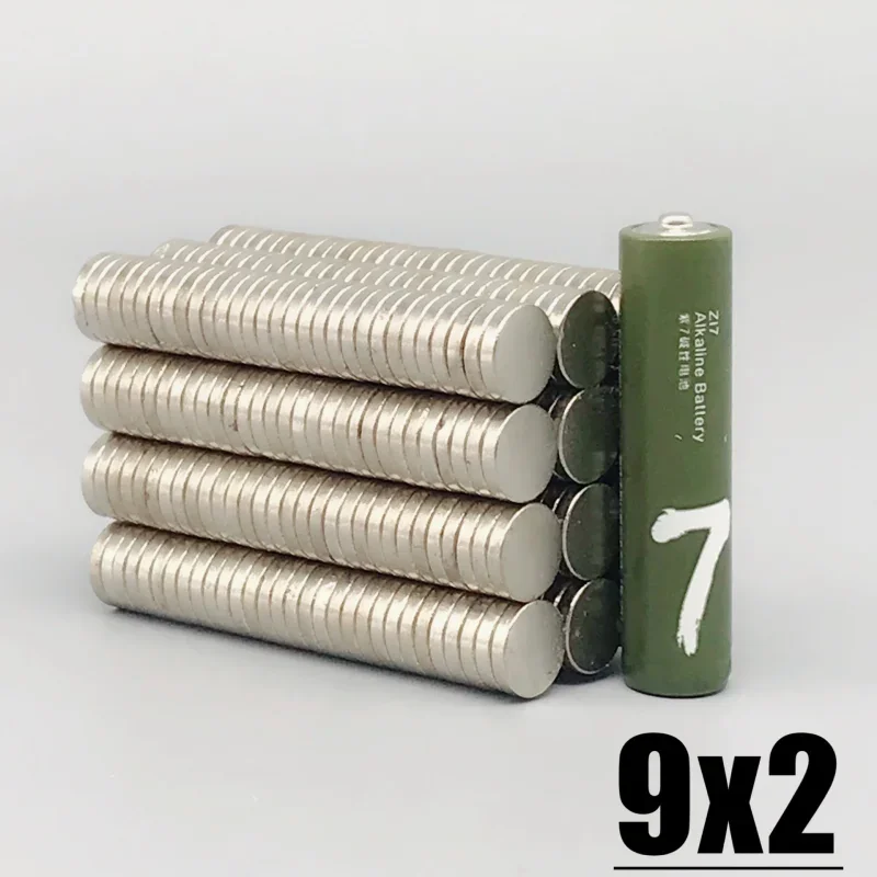 Fridge Tool Magnet 10/50/200/1000pcs 9x2mm Round Shape Imane For Whiteboard Diy Craft Office Refrigerator Home Decoration