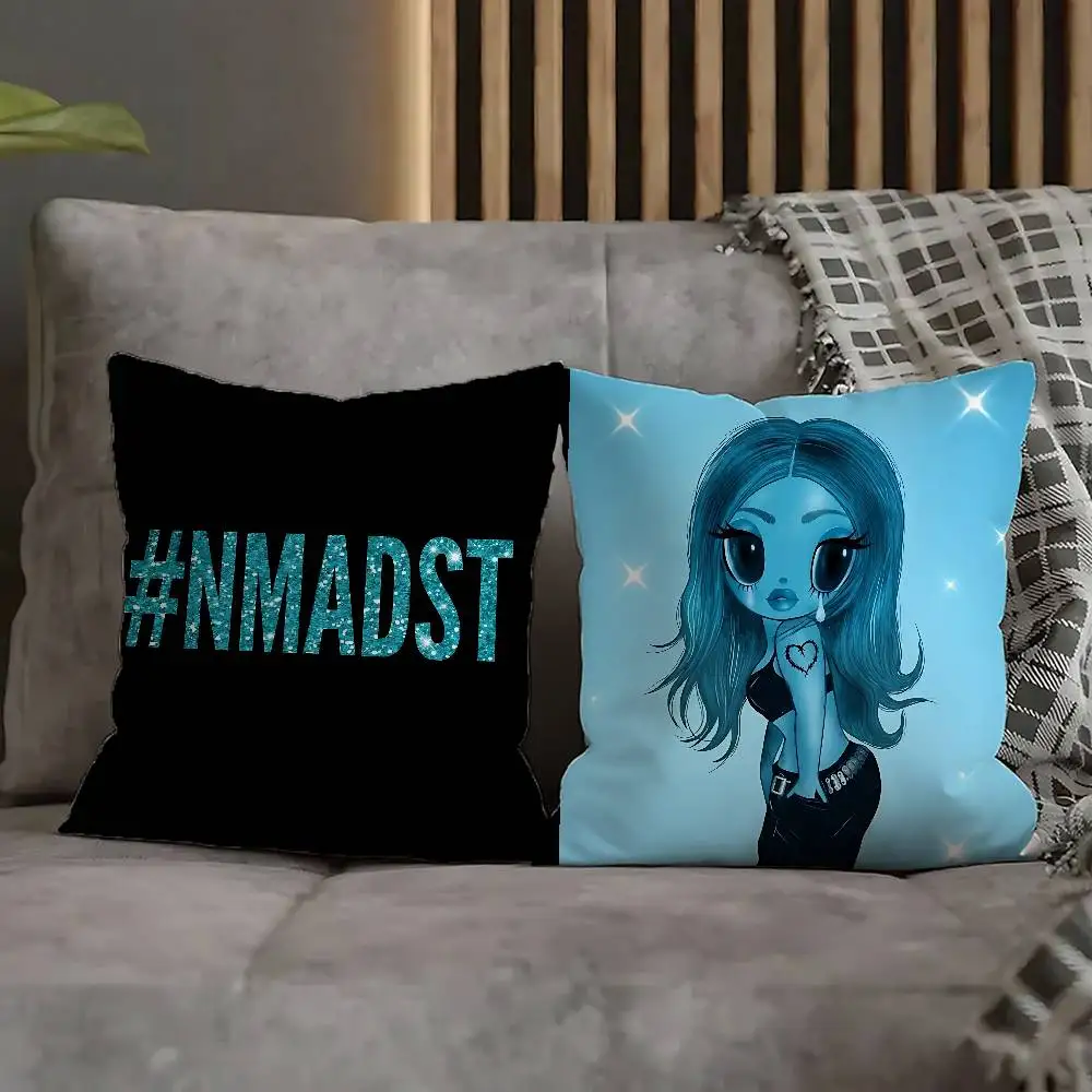 K-Karol G No Me A-Arrepiento De S-Sentir T-Tanto Throw Pillow Case 50cm 30cm 40cm Car Custom Square Pillowcase Cushion Cover