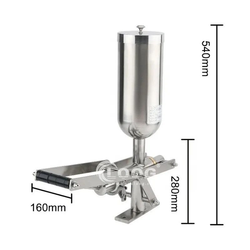 Máquina Manual para Rellenar Churros Españoles de Acero Inoxidable 304, Comercial, para Rellenar con Crema, Usada, en Venta
