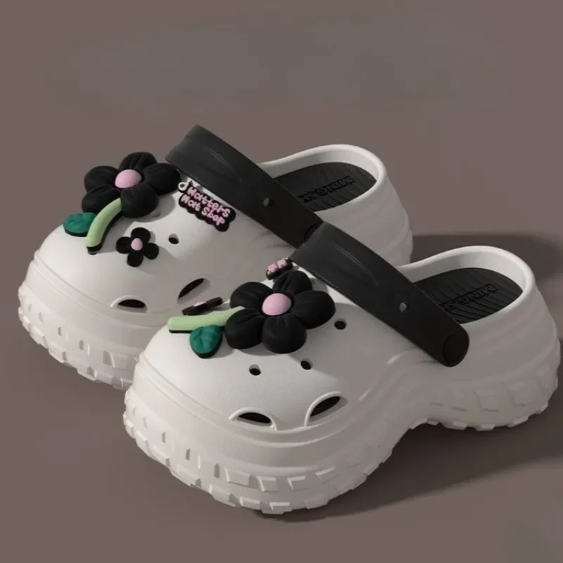 Slides Height Outside Sandals Korea Style Woman Slippers Non Slip Clappers Summer Footwear Top Designs New 39 Shoes for Women - view 5