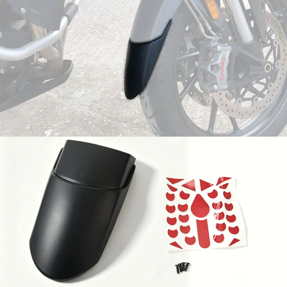 For Tiger 900 / GT / GT Pro / GT Low , For Tiger Sport 850 Front Fender Extender Mudguard Extension Splash Guard Wheel Hugger