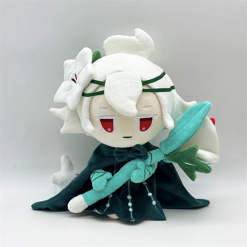 

White Lily Cookie Plush Soft Stuffed Toy Cute Doll For Kids And Women Cozy Home Decor Pillow Party Display Gift For Christmas