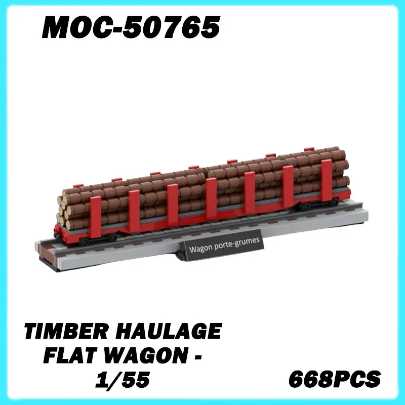 

MOC-50765 Мини-поезд серии Локомотив EMD DDA40X-1/55 Коллекционная образовательная модель Кирпичная головоломка Игрушка Подарки на день рождения 668 шт.