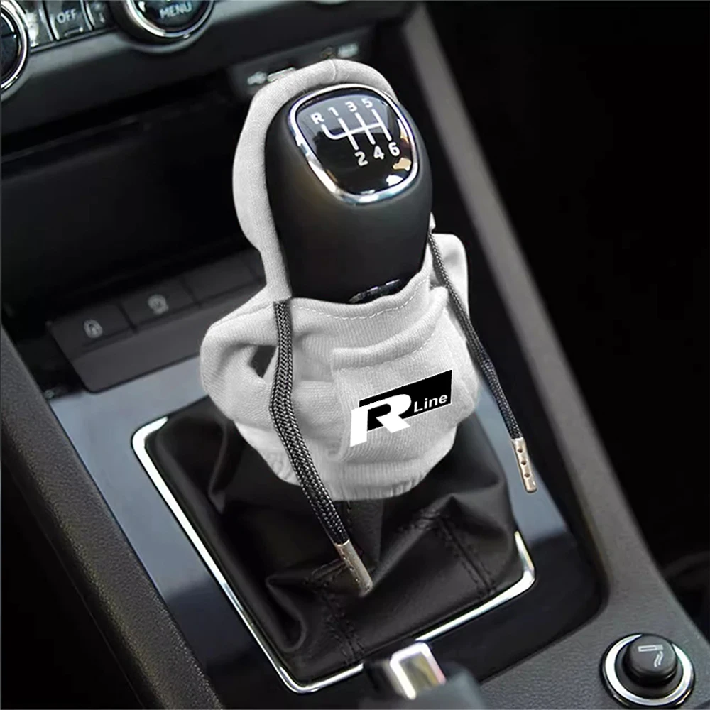 Hoodie Car Gear Shift Manual Handle Sweatshirt Auto Accessory For Volkswagen VW R Golf 4 5 Passat Beetle Tiguan Rline Polo CC B6