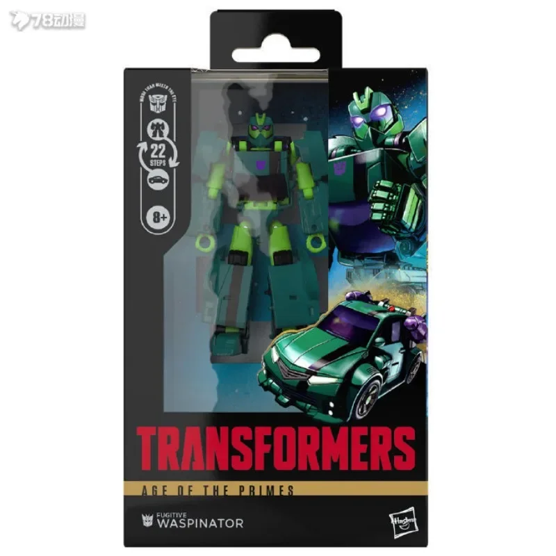 새로운 스타일 Hasbro Age of The Primes Fugitive Waspinator 14cm 디럭스 클래스 액션 피규어 멋진 로봇 모델 선물 장난감