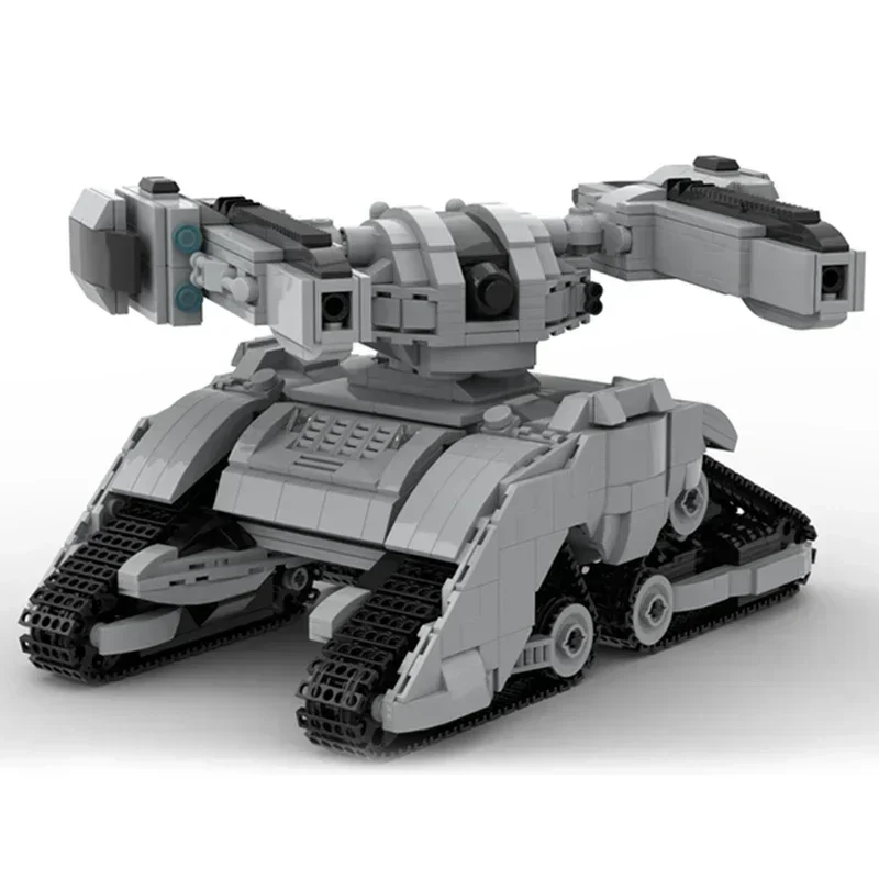 Briques de construction Moc modèle militaire Mech Tank Hunter Killer X2 technologie bloc modulaire cadeaux jouets pour enfants ensembles de bricolage assemblage