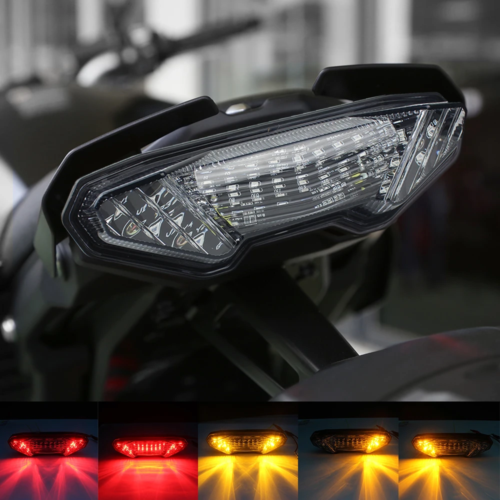 Motorcycle LED Tail Light Turn Signal Lamp Assembly for YAMAHA MT-09 FZ-09 14-16  FJ-09 MT09 Tracer 15-16