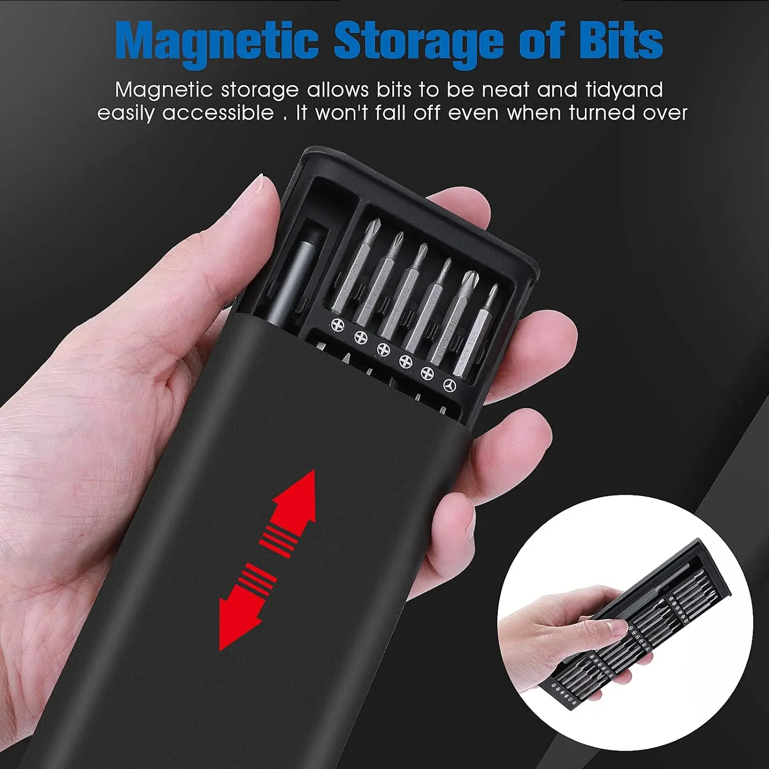 25 in 1 Professional Screwdriver Set Precision Magnetic Screw Driver Bits for Phone Watch Camera Multifunctional Repair Tool Kit