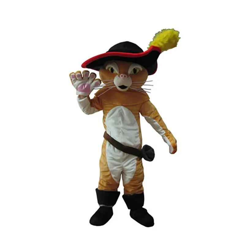 Costume della mascotte del gatto Puntelli pubblicitari Vestito operato Cosplay Anime Cartoon Mascotte Costume Fursuit