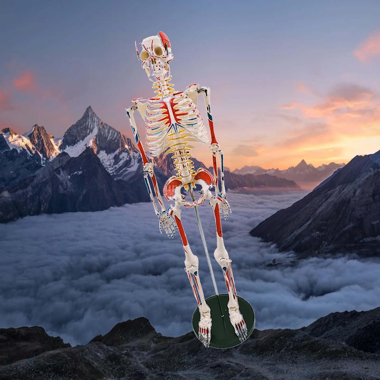 Mini Anatomically Correct Model 85cm PVC with Nerves Veins Arteries for Learning Reference Research Tool