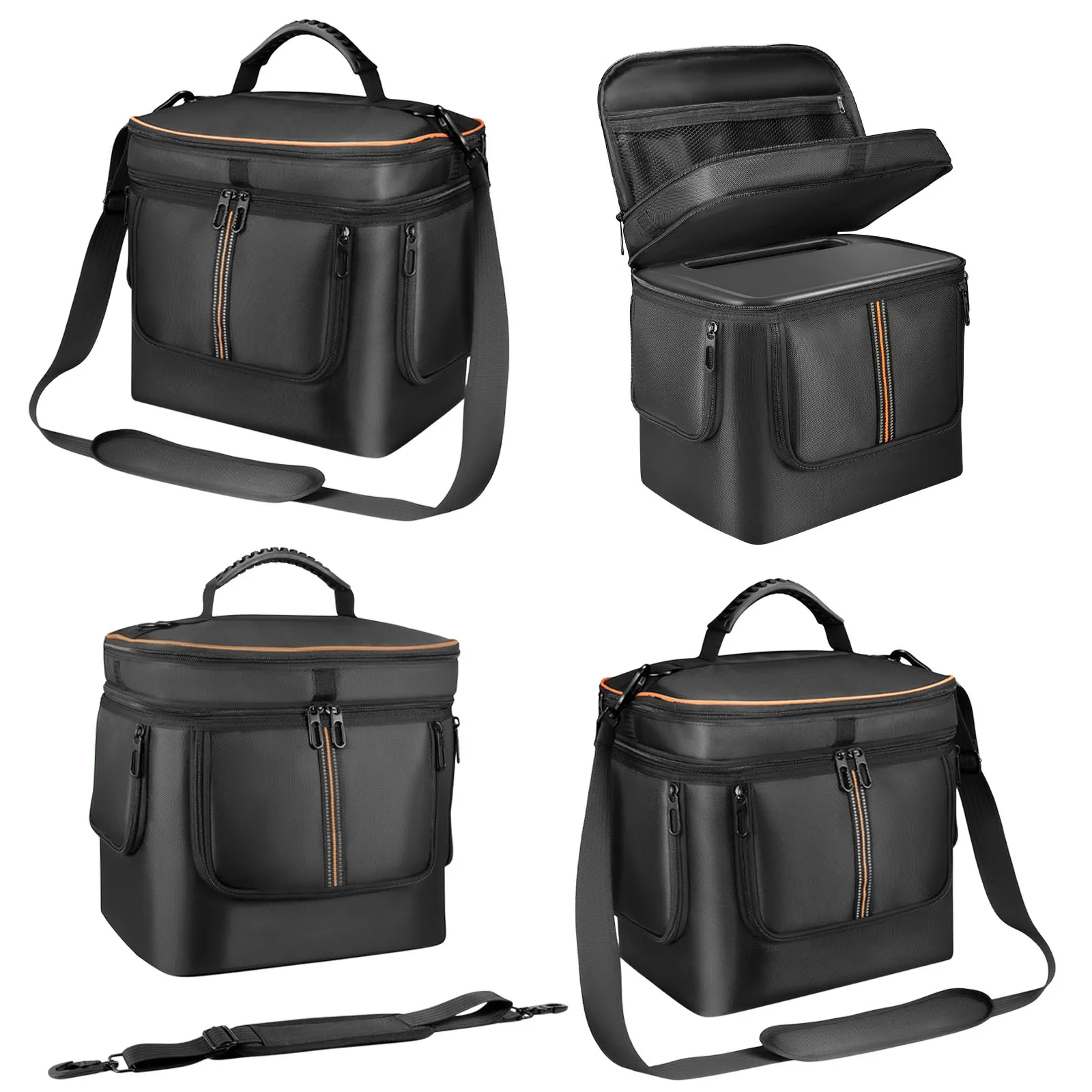 Portable Power Station Carry Case Compatible with BLUETTI Elite 100 V2 Shock Resistant Travel Bag with Adjustable Shoulder Strap