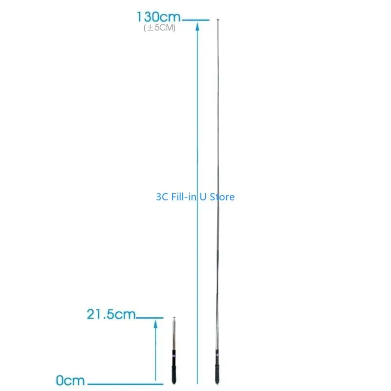 G8TA FP10120 BAOFENG-UV-5R BF-888 용 텔레스코픽 안테나 SMA-F VHF 136-174MHz