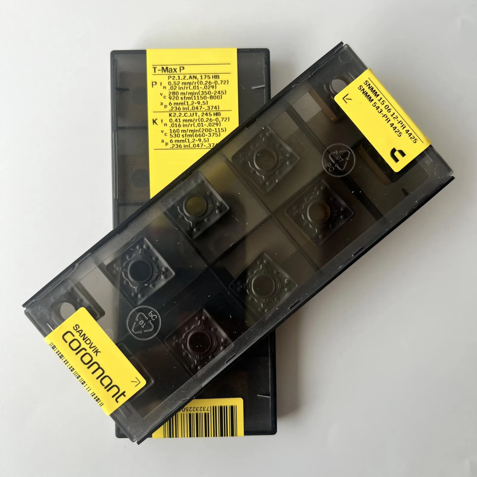 SANDVIK / SNMM150612-PR 4425 / شفرة CNC من سبائك الصلب 10 قطع #1