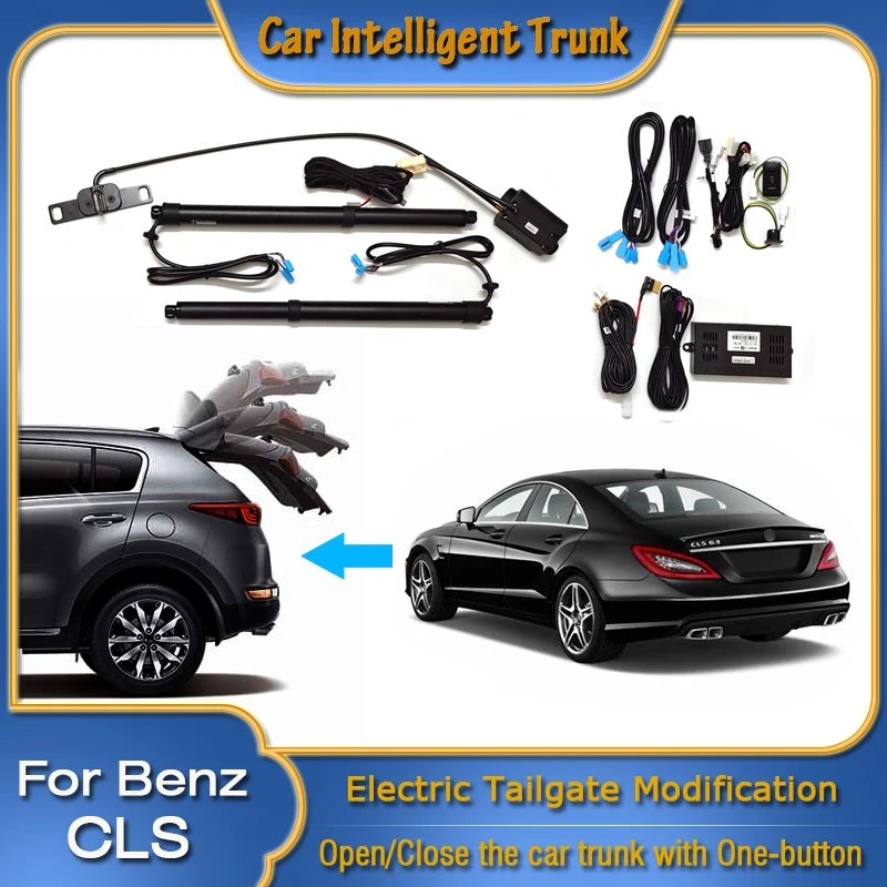 For Mercedes Benz CLS C218 2010~2018 Car Power Trunk Opening Smart Electric Suction Tailgate Intelligent Tail Gate Lift Strut