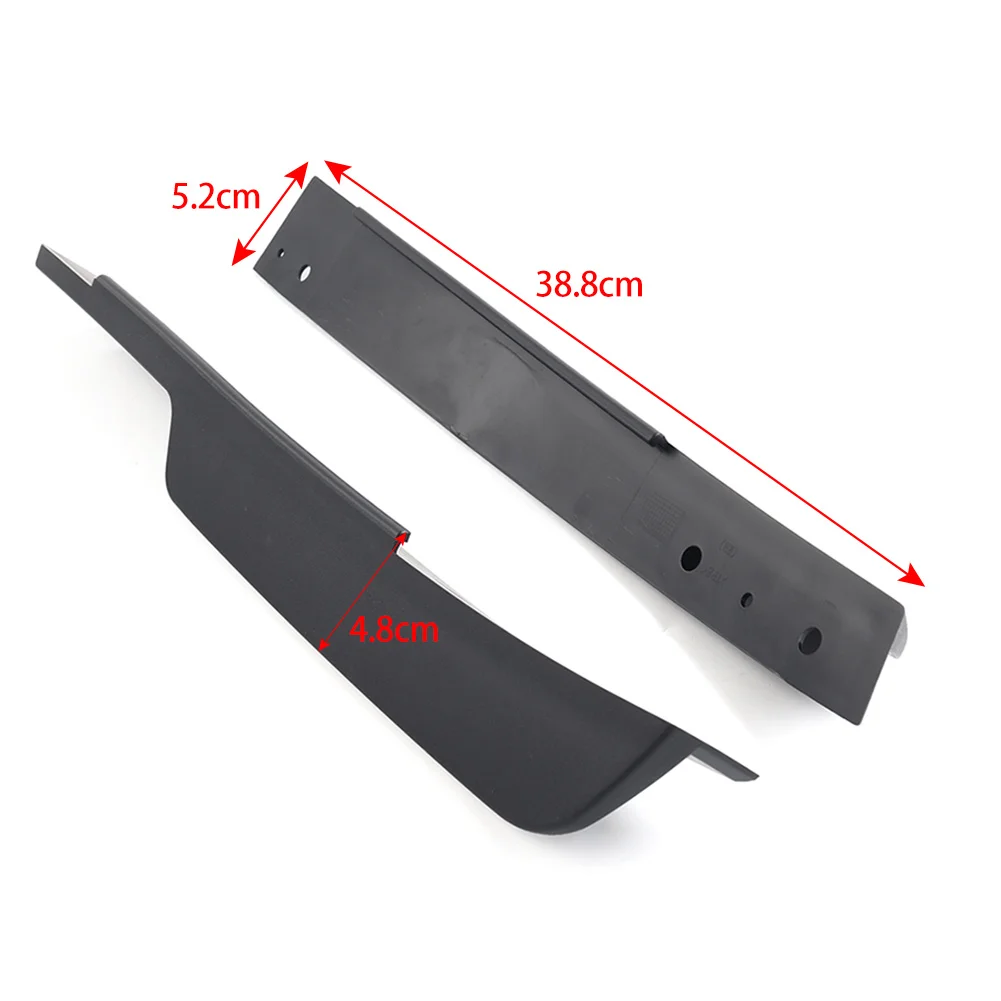 Car Front Bumper Lower Air Deflectors Skirts Baffle For Jaguar F-Pace 2016 2017 2018 2019 2020 2021 2022 2023 Black