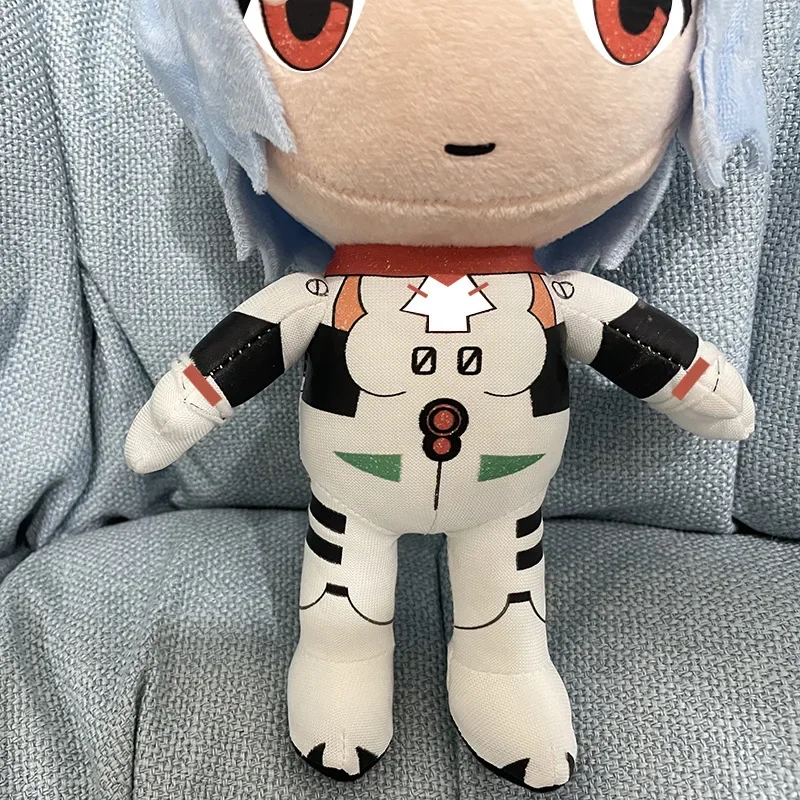 22cm NEON GENESIS EVANGELION Plush Ayanami Rei Asuka Langley Soryu Anime Figures Peripheral Kawaii Cotton Stuffed Doll Gift Toys